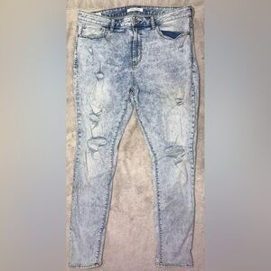 PacSun Light Blue Distressed Men Jeans